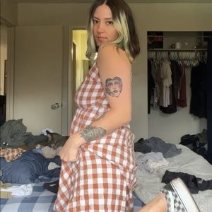 Universal Thread Checkered Dress